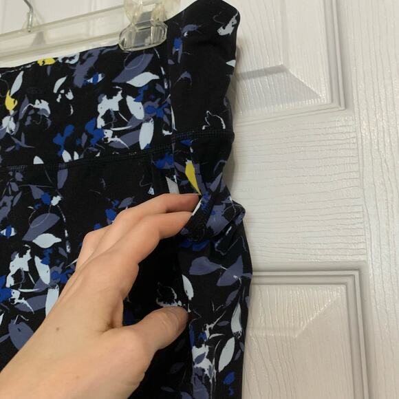 Sweaty Betty Black Floral Power Active 7/8 Leggings XXL - Picture 4 of 9